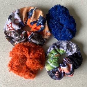 Minky scrunchies